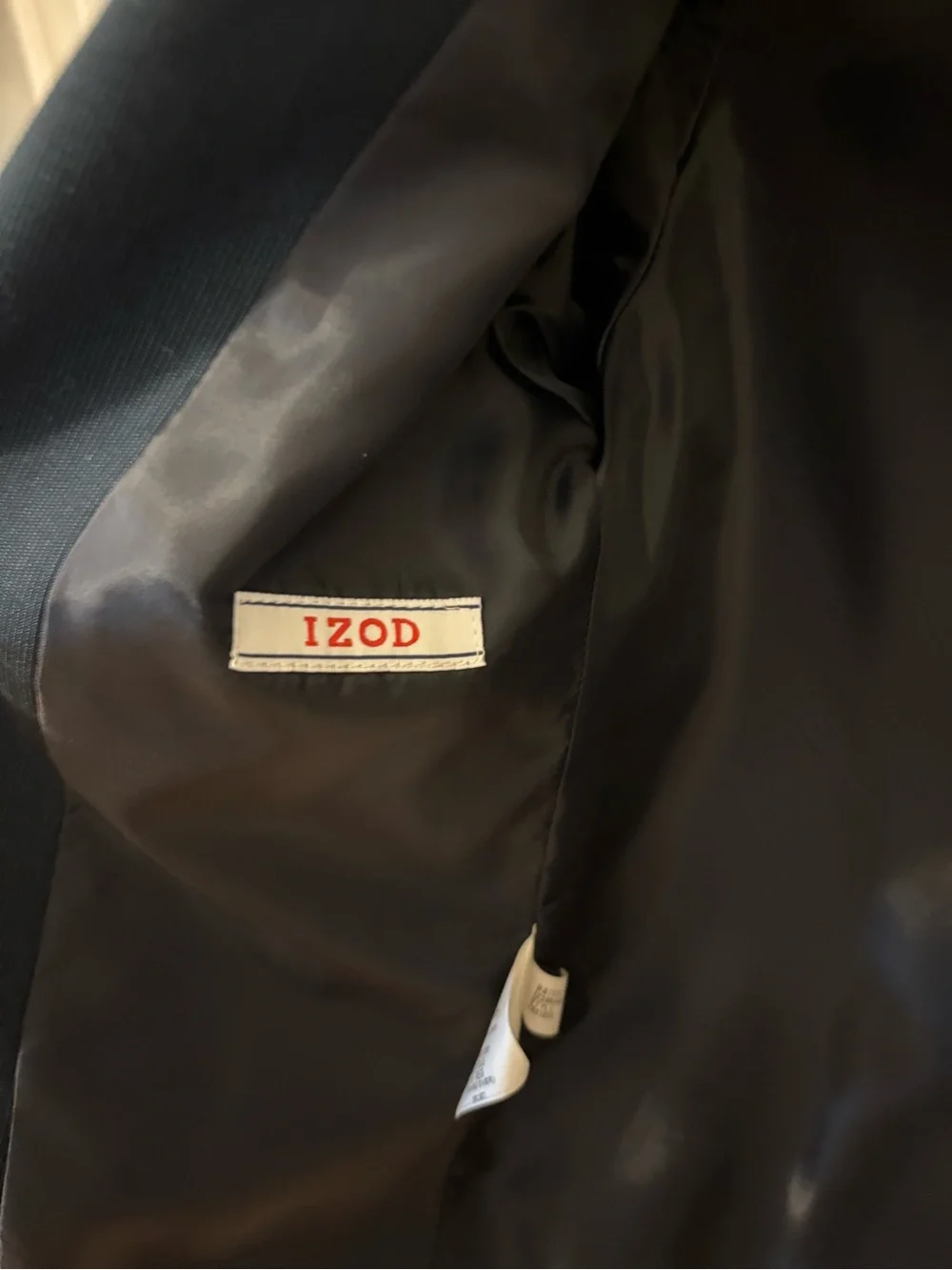 Izod Boys' Navy Two-Button Suit Jacket & Pants